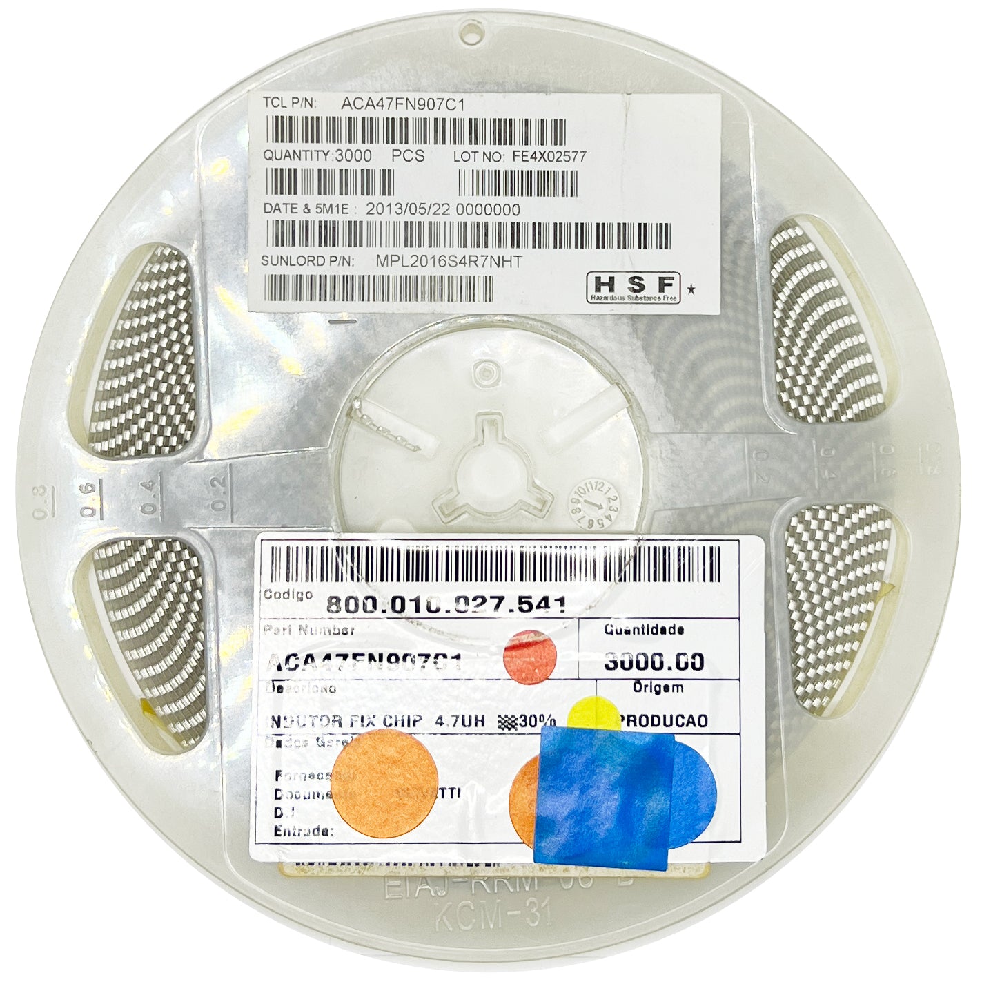 SMD INDUCTOR MPL2016S4R7NHT 4.7µH 1.1A Sunlord 3,000 pcs